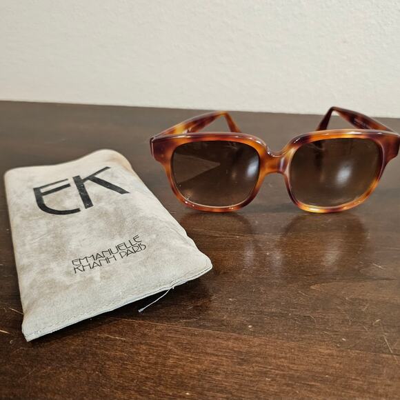 Emmanuelle Khanh Vintage Tortoiseshell Sunglasses